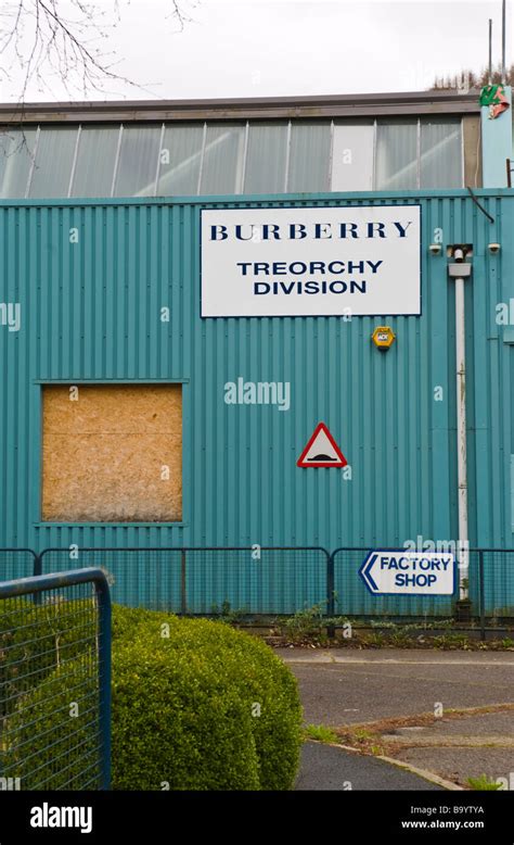 why did the burberry close their factory in wales